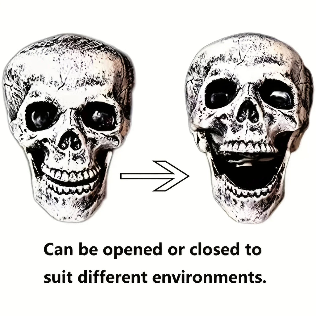 Spooky Halloween Realistic Skeleton Stakes Skull Head Hand Arms Yard Decor