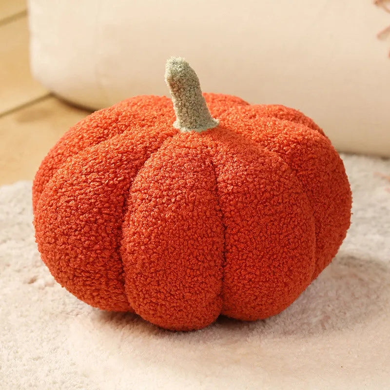 Soft Plush Pumpkin Pillow Cushion Toy, Cute Halloween Decor, Stuffed Plant Plushie Gift